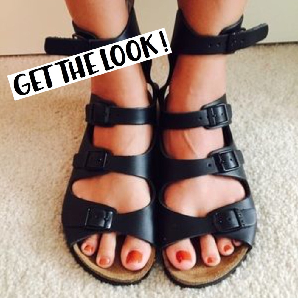 ROVERS GLADIATOR BIRKENSTOCK STYLE SANDALS 38